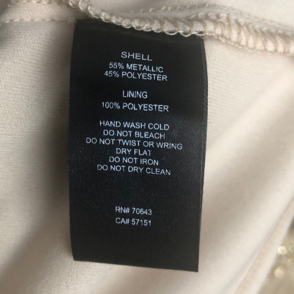 Laura Petites gold shimmer dress-See photos! - Picture 8 of 9